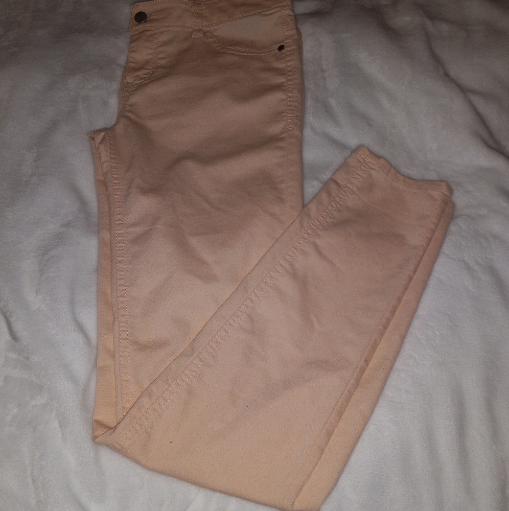 FIRE LOS ANGELES PEACH COLOR SKINNY JEANS. WOMENS SIZE 7.